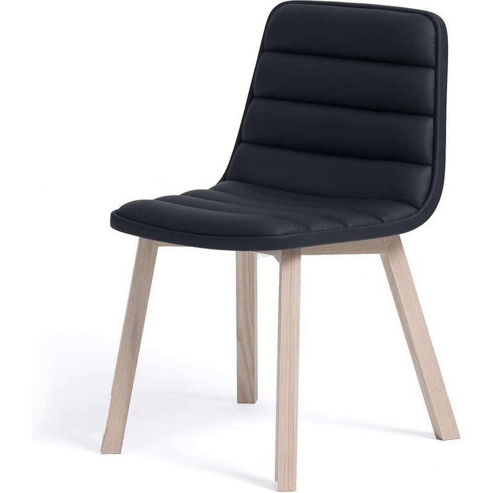 Mid Century Dix Ronin Side Chair-France & Son-FEC2106BLK-Dining Chairs-1-France and Son