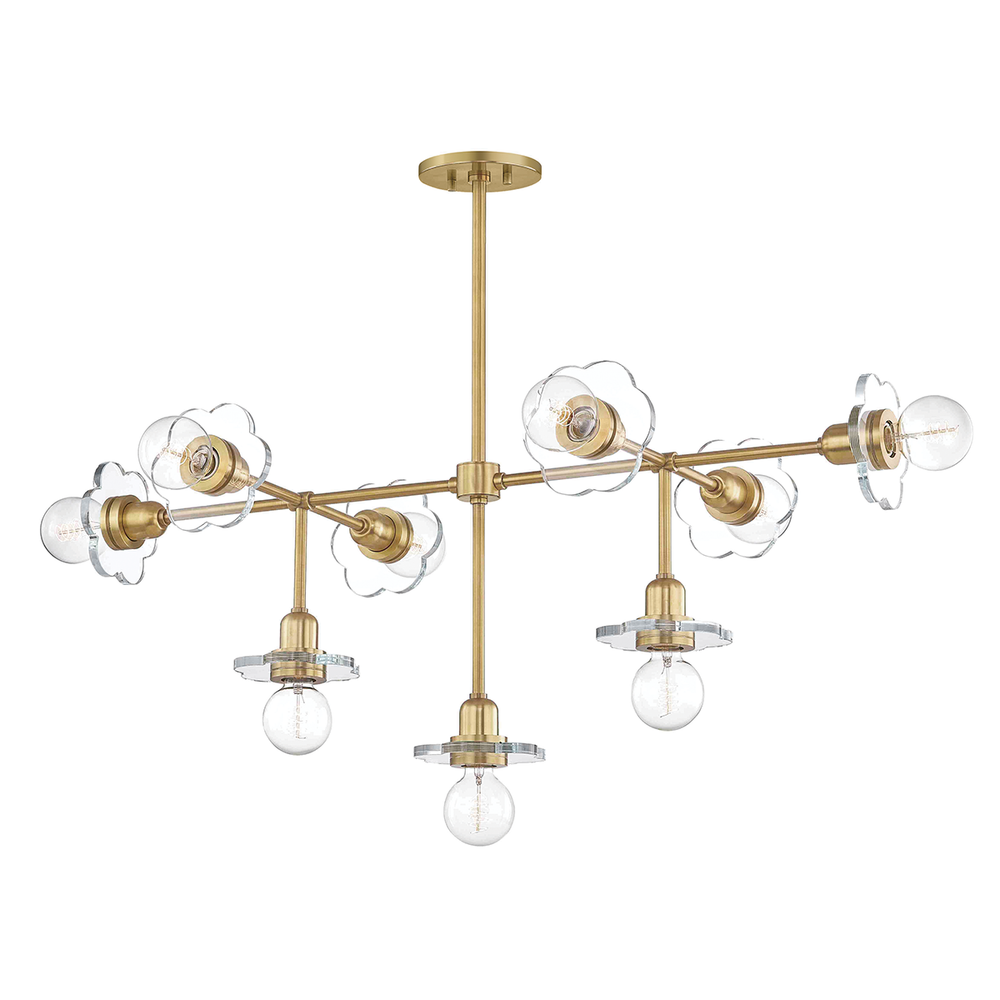 Alexa 9 Light Chandelier-Mitzi-HVL-H357809-AGB-ChandeliersAged Brass-1-France and Son