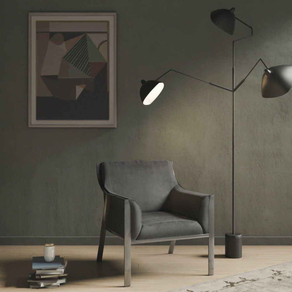 Hyde Armchair - Bella Black Velvet