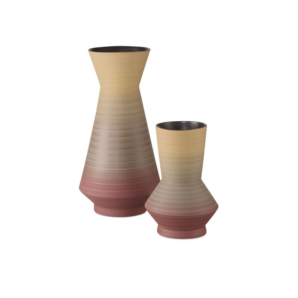 Vases Happy 80's Red & Yellow Vase Set of 2