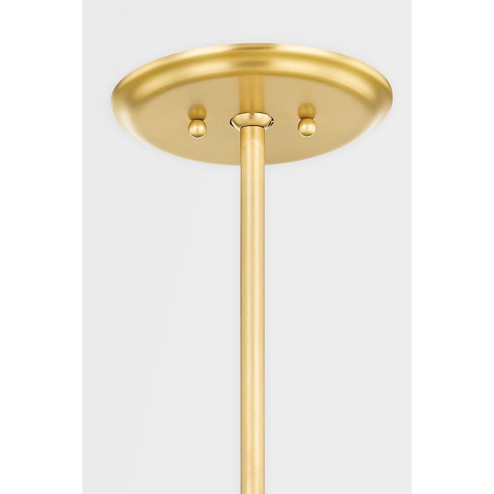 Perla 1 Light Small Pendant-Hudson Valley-HVL-KBS1748701S-AGB-Pendants-2-France and Son