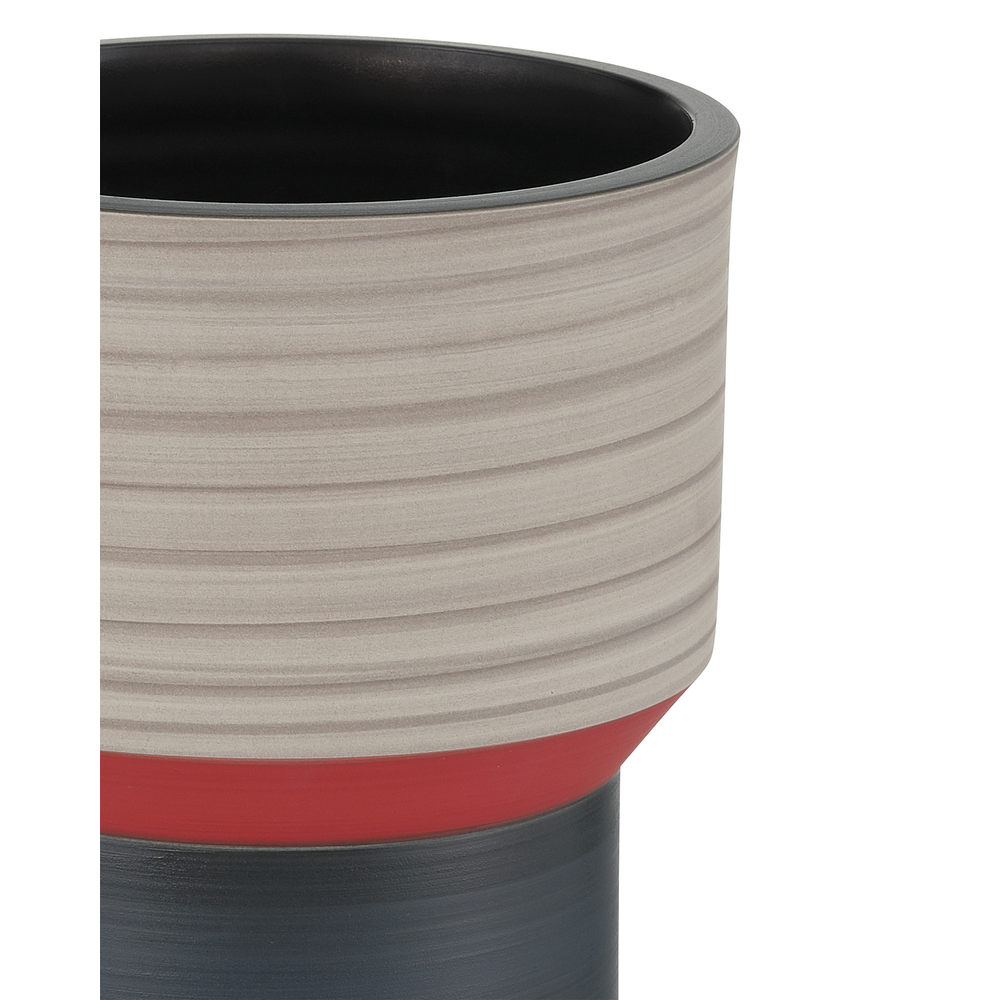 Happy 80's Black, Blue, Red & Orange Vase Set of 3