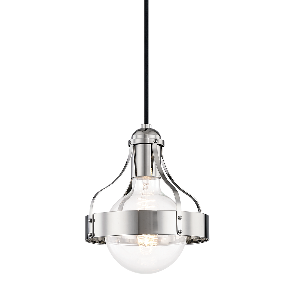 Violet 1 Light Pendant-Mitzi-HVL-H271701-PN-PendantsPolished Nickel-3-France and Son