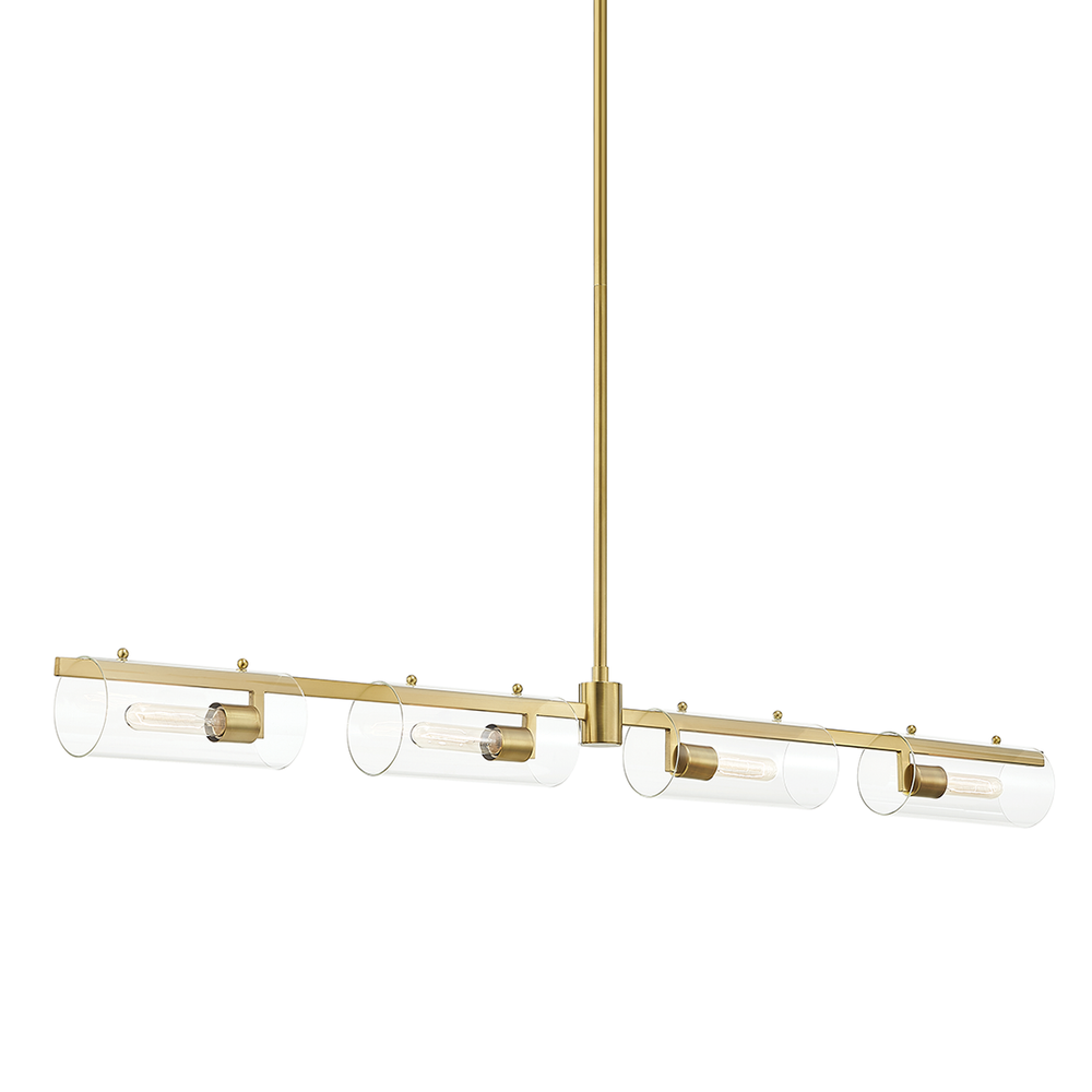 Ariel 4 Light Island-Mitzi-HVL-H326904-AGB-PendantsAged Brass-1-France and Son