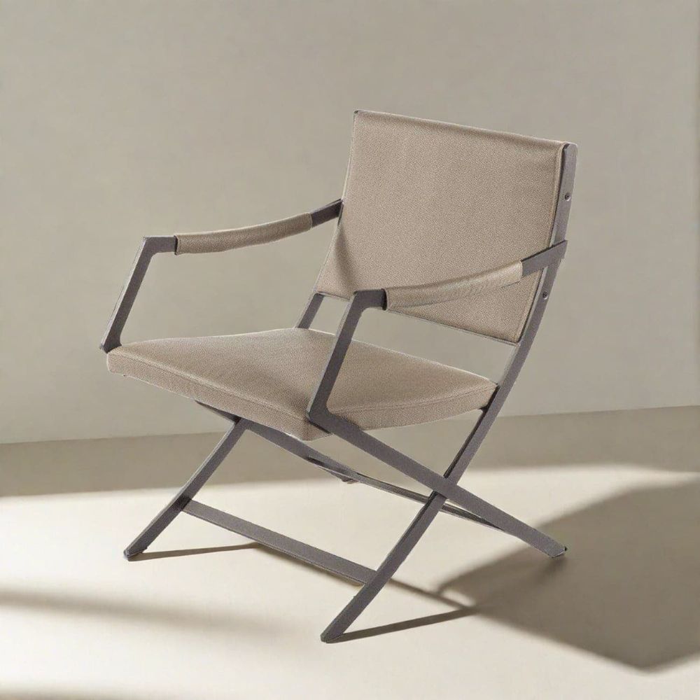 Modern Uggerby Lounge Chair - Taupe