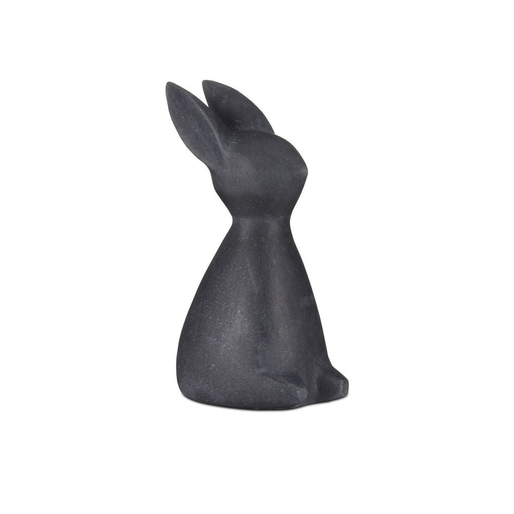 Decorative Objects Black Marble Rabbit