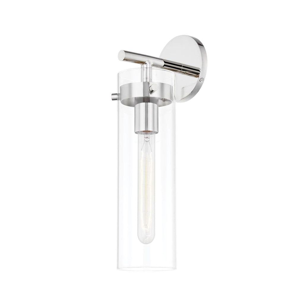 Haisley 1 Light Wall Sconce-Mitzi-HVL-H756101-PN-Wall SconcesPolished Nickel-3-France and Son