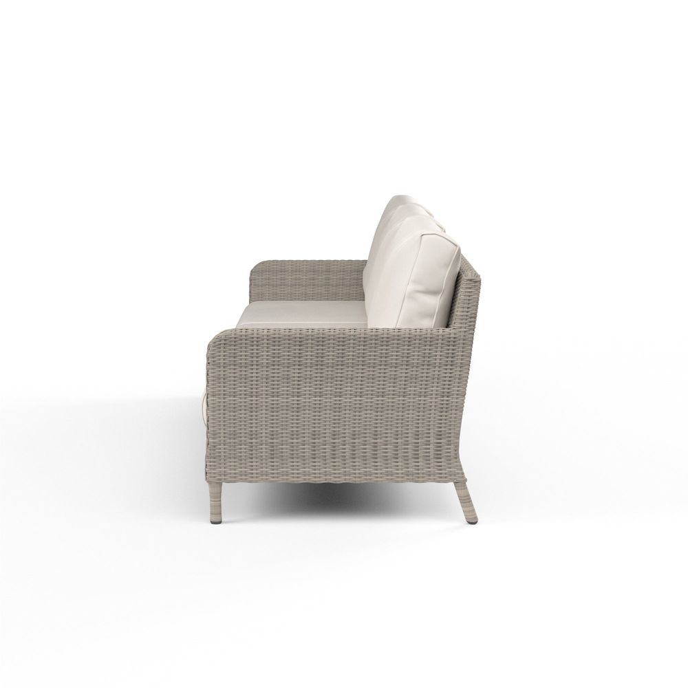 Outdoor Sofas and Sectionals Manhattan Sofa in Linen Canvas w/ Self Welt