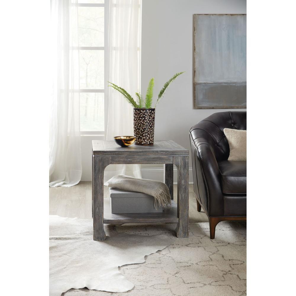 Side Tables Windsor Square End Table - Grey - Wood - Square
