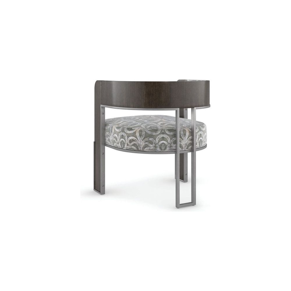 Glide Chair - Brown, Silver
