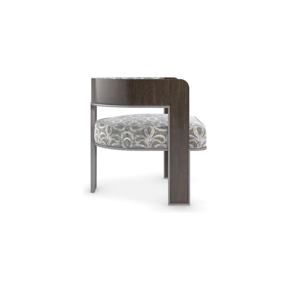 Lounge Chairs Glide Chair - Brown, Silver