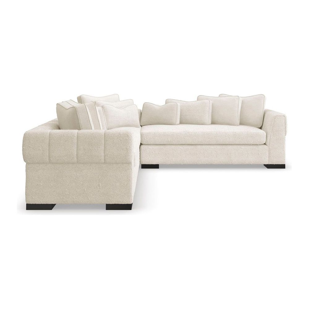Sectionals: Parts Blade Laf Loveseat - Black