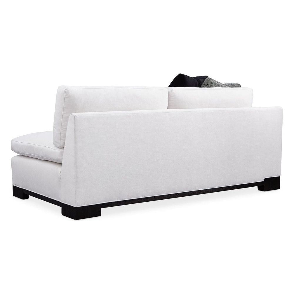 Renew Left Arm Loveseat - Black
