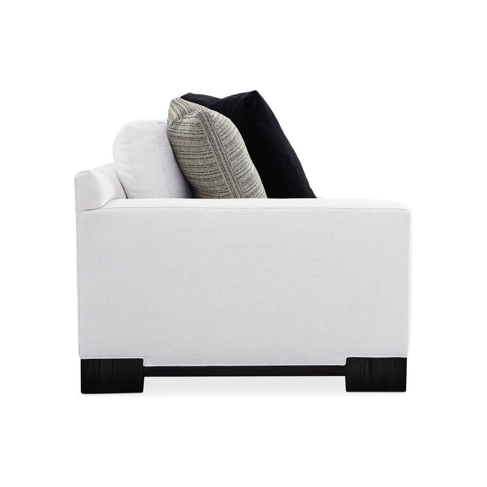 Sectionals: Parts Renew Left Arm Loveseat - Black