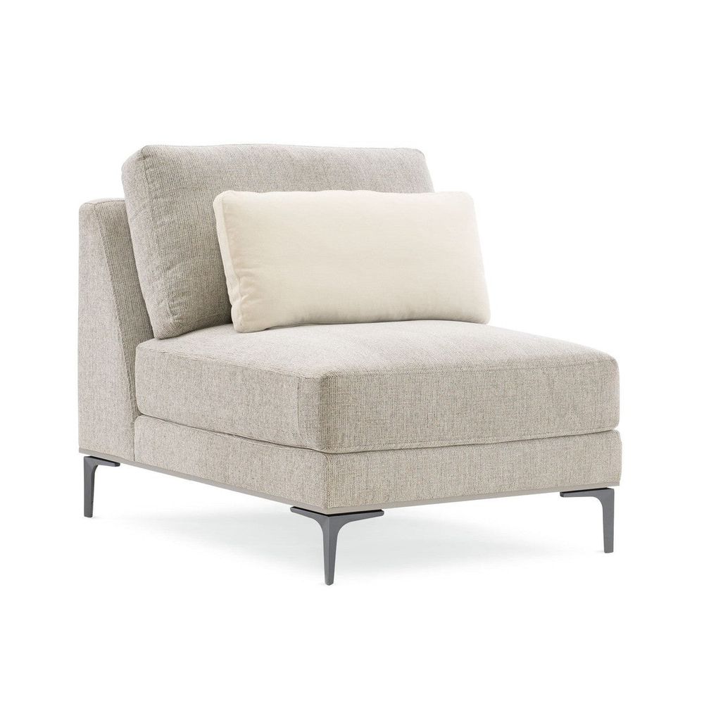 Sectionals: Parts Chorus Armless Chair - Grey