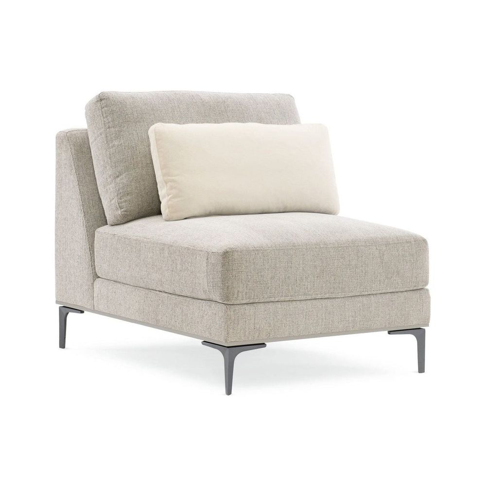 Sectionals: Parts Chorus Armless Chair - Grey