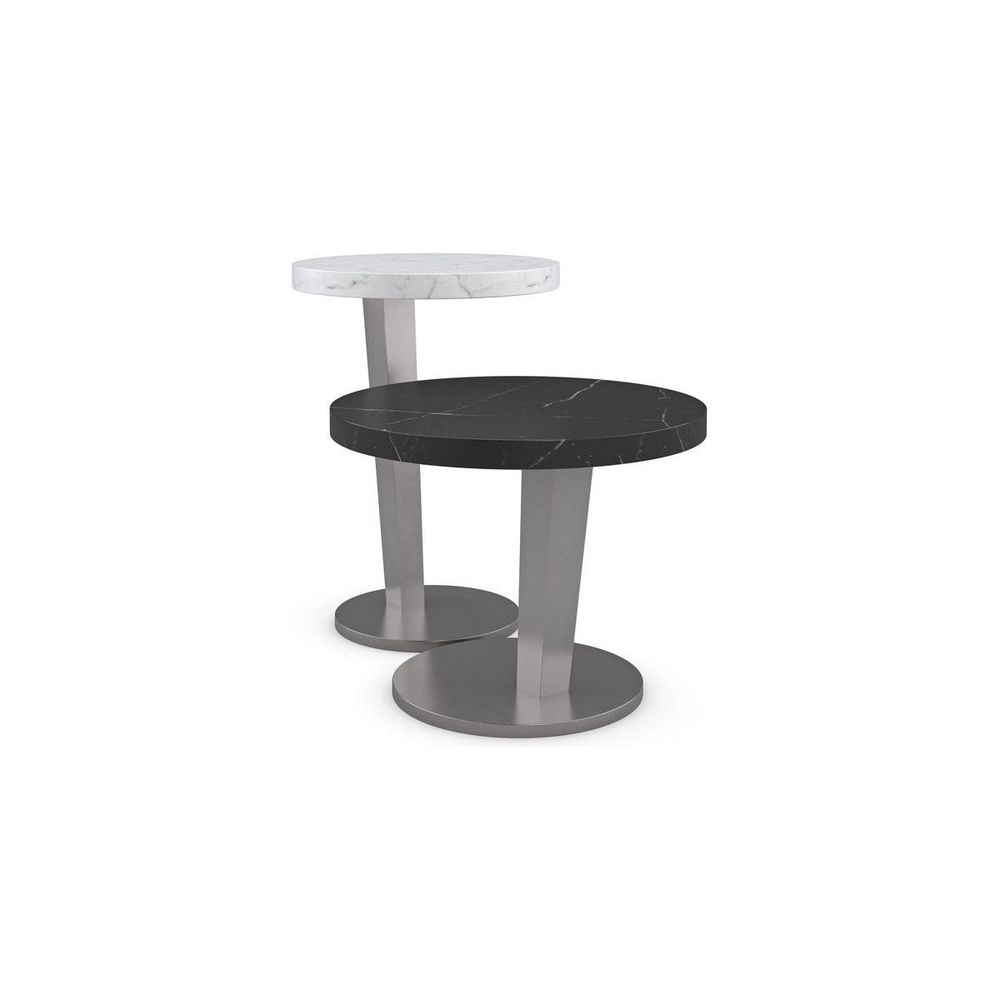 Side Tables Couture Short Spot Table - Silver