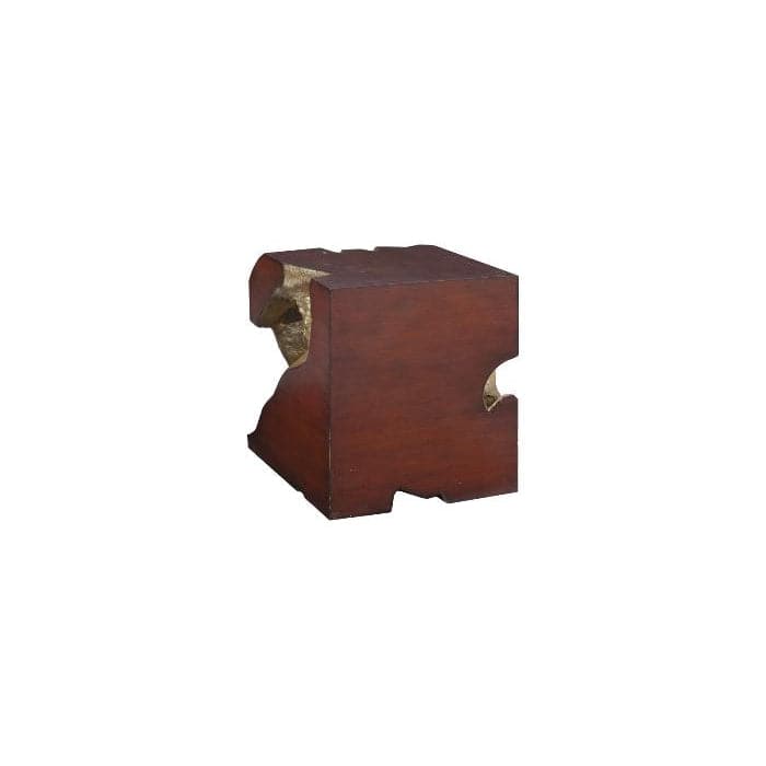 Freeform Stool-Phillips Collection-PHIL-PH62425-Stools & OttomansGold Leaf/Faux Bois-2-France and Son