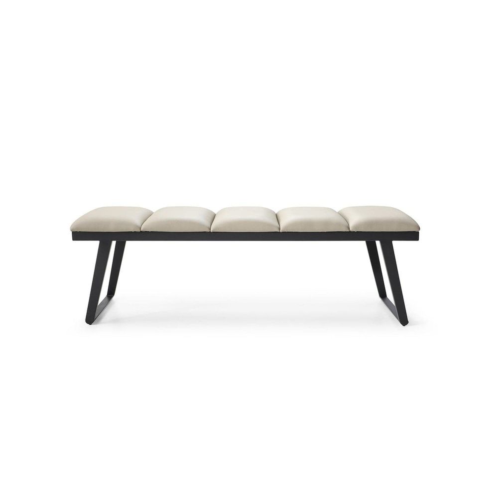 Ethan Bench-Whiteline Modern Living-WHITELINE-BN1477-DGRY-BenchesDark Gray-7-France and Son