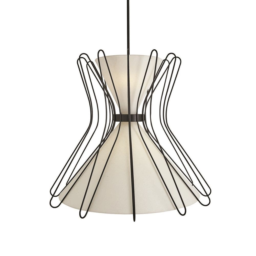 Chandeliers Magdalene 4 Lt Pendant - Black Grande