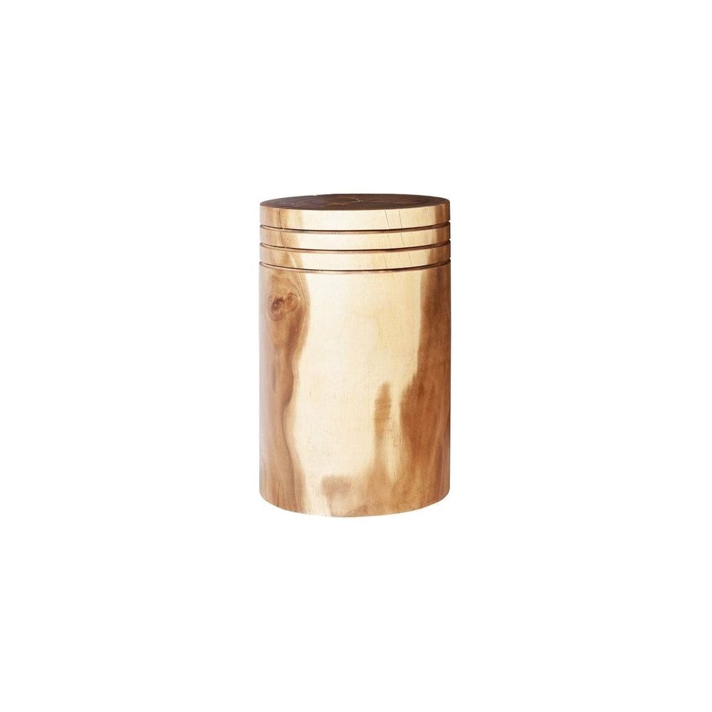 Groove Pedestal Round-Phillips Collection-PHIL-TH100211-Side Tables-2-France and Son