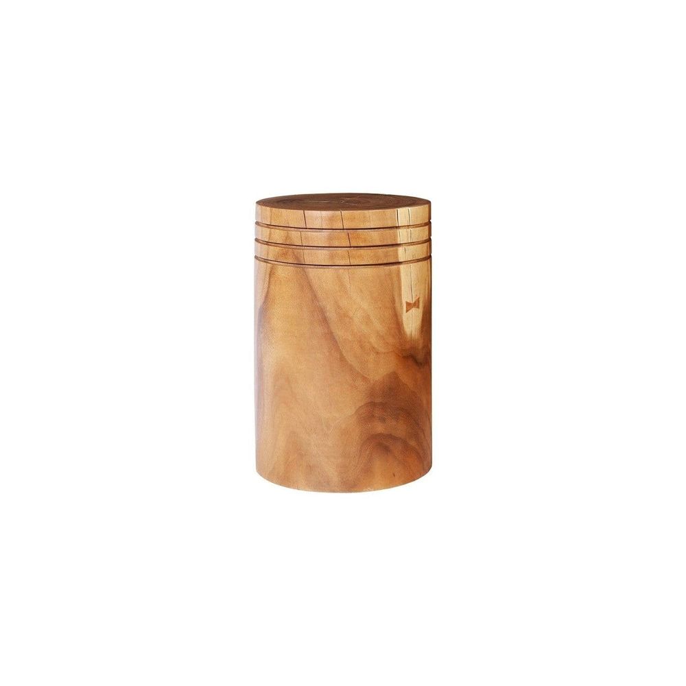 Groove Pedestal Round-Phillips Collection-PHIL-TH100211-Side Tables-1-France and Son
