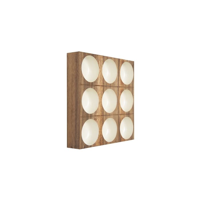 Puka Wall Tile 3x3, White-Phillips Collection-PHIL-TH64929-Decorative Objects-2-France and Son