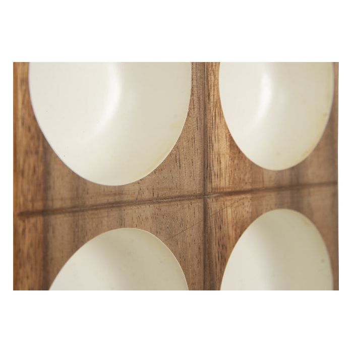 Puka Wall Tile 3x3, White-Phillips Collection-PHIL-TH64929-Decorative Objects-3-France and Son