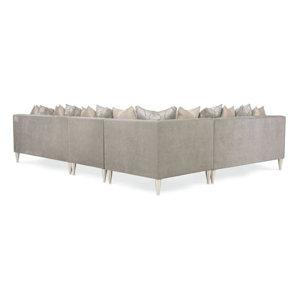 No Worries Armless Chair - Silver