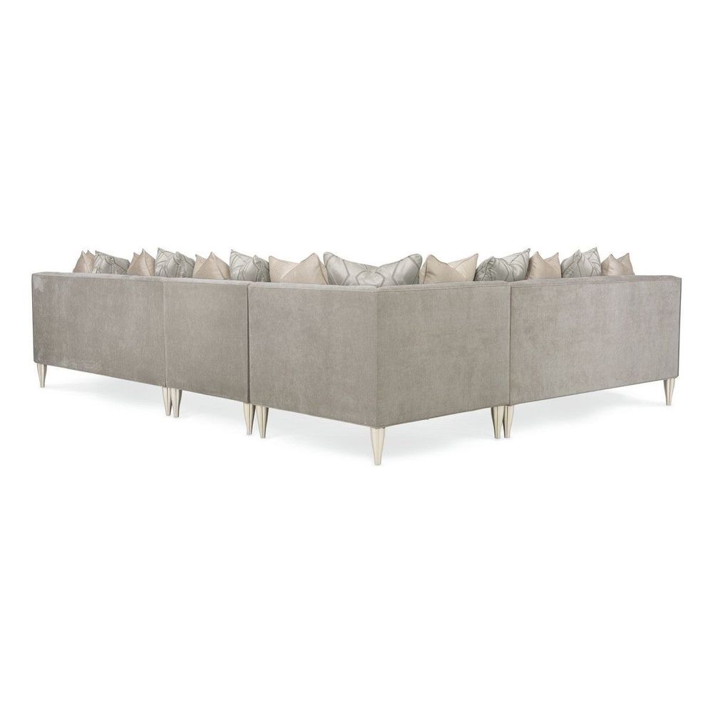 No Worries Armless Chair - Silver