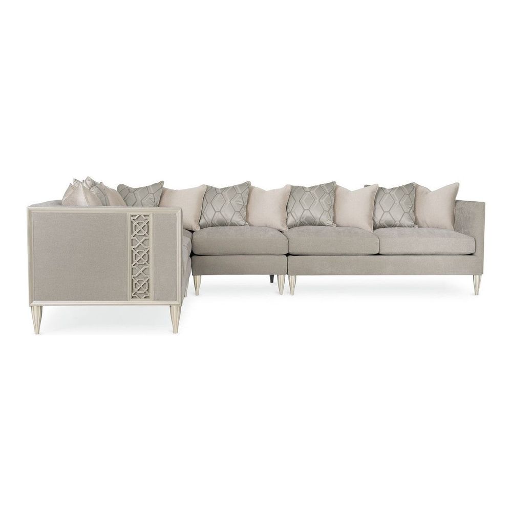 No Worries Armless Chair - Silver