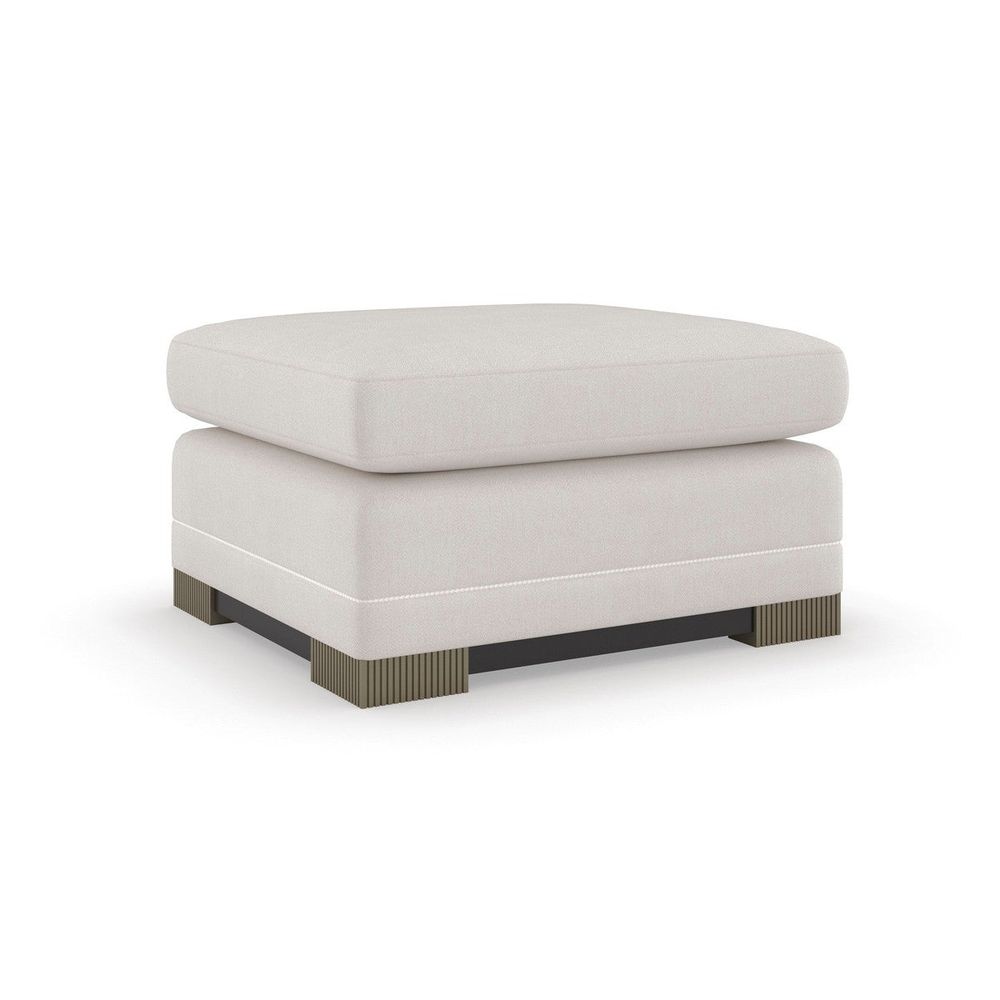 Stools & Ottomans Sanctuary Ottoman - Brown, Silver