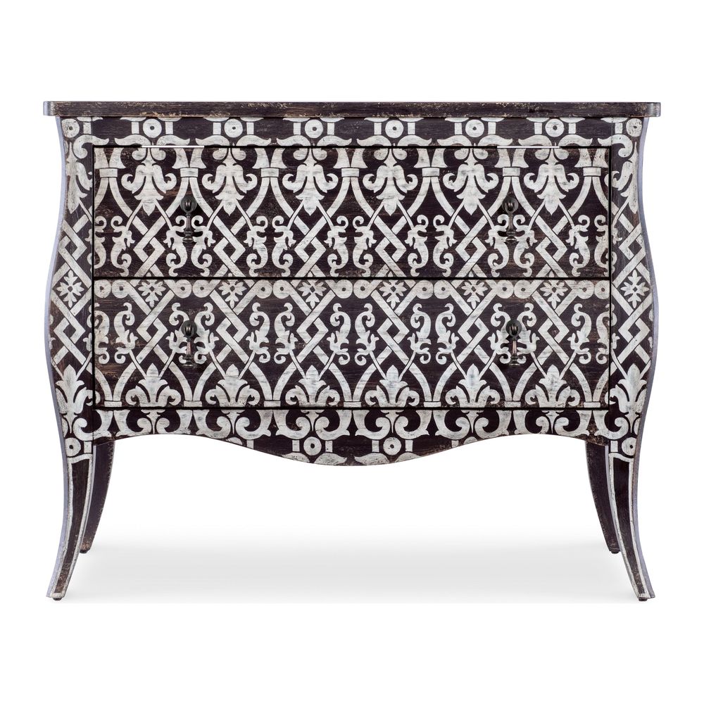 Dressers & Chests Heritage Two-Drawer Bombay Accent Chest - Blacks