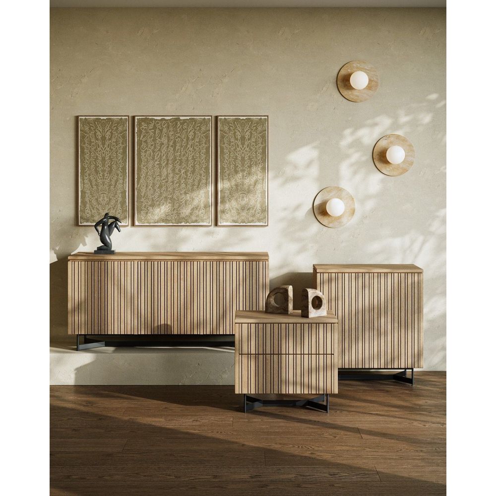 Nightstands Indeo Washed Oak Nightstand