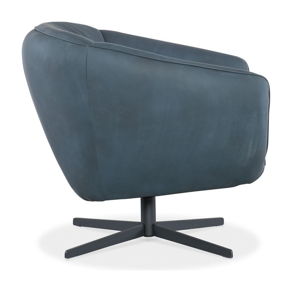 Rhea Swivel Chair - Blue
