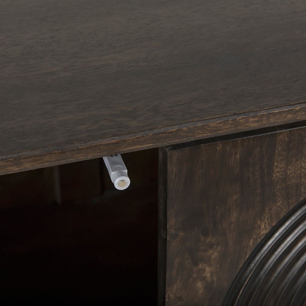 Gerrick Dark Brown | 4-Door Sideboard