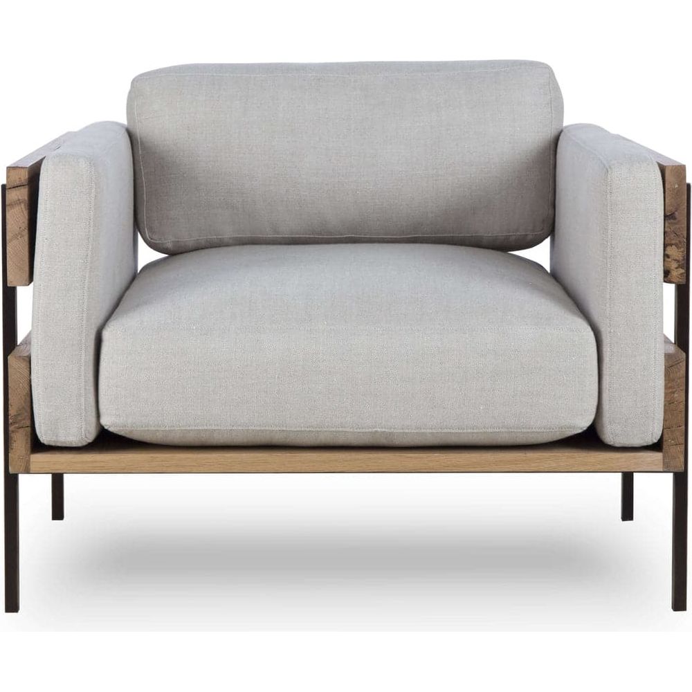 Carson II Chair - Marbella Oatmeal-Sonder-FIC1056IVORY-Lounge Chairs-2-France and Son