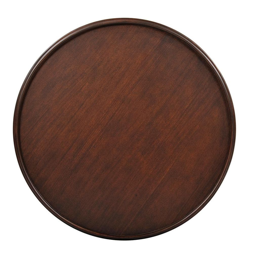 Liz Side Table - Large-Oliver Home-OliverH-0893-01-Side TablesBrown-6-France and Son