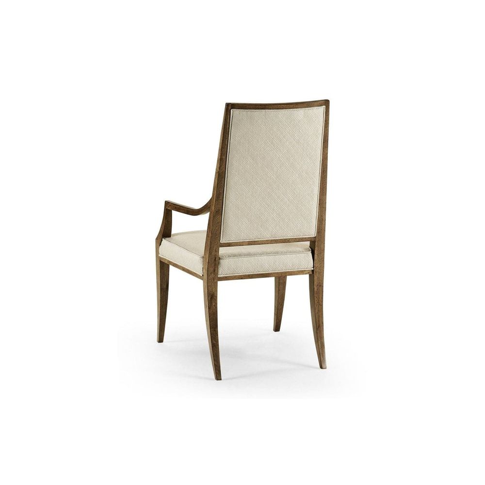 Barcelona Arm Chair-Jonathan Charles-JCHARLES-496063-AC-WBA-F200-Dining Chairs-2-France and Son