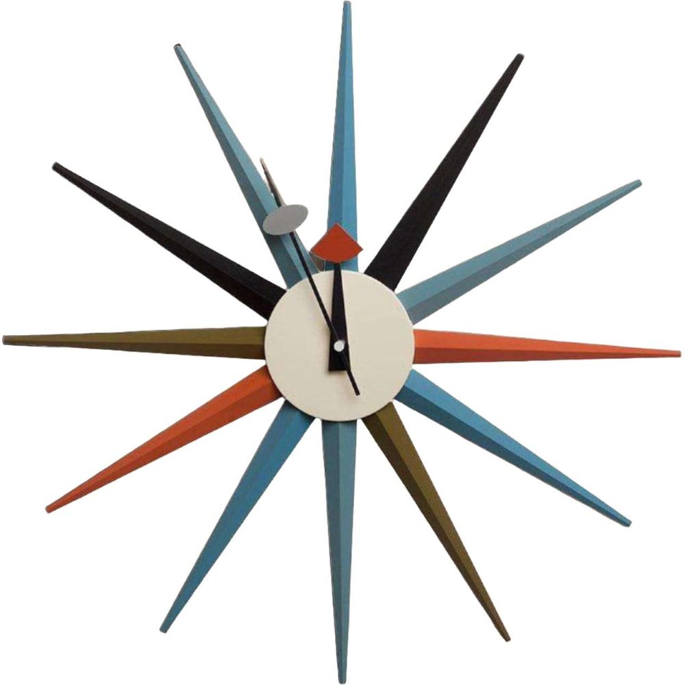 Nelson Sunburst Clock 