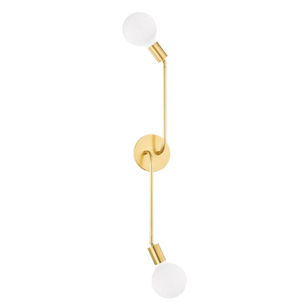 Blakely - 2 Light Wall Sconce-Mitzi-HVL-H774102-AGB-Wall LightingAged Brass-1-France and Son