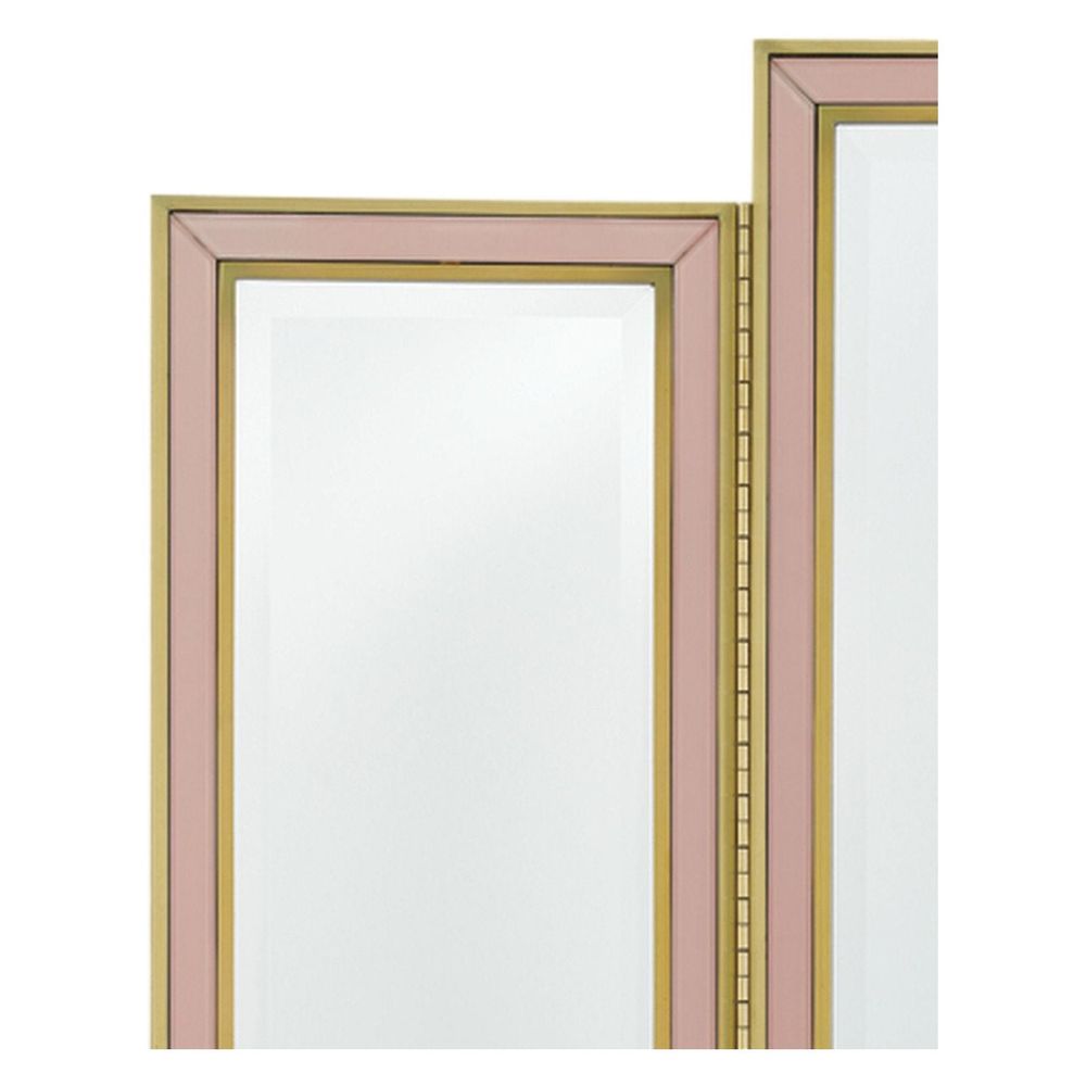 Standing Mirrors Arden Triple Pink Vanity Mirror