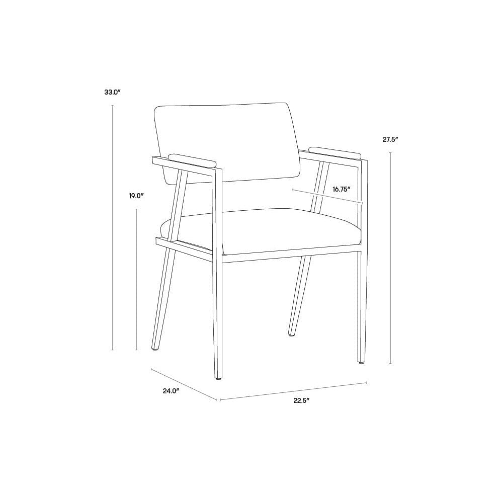 Ventouz Armchair - Bravo Cream