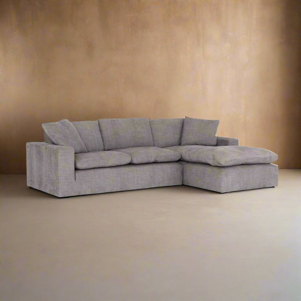 Sectionals Benjamin 2 Pc RAF 106" Sectional Sofa - Harbor Grey