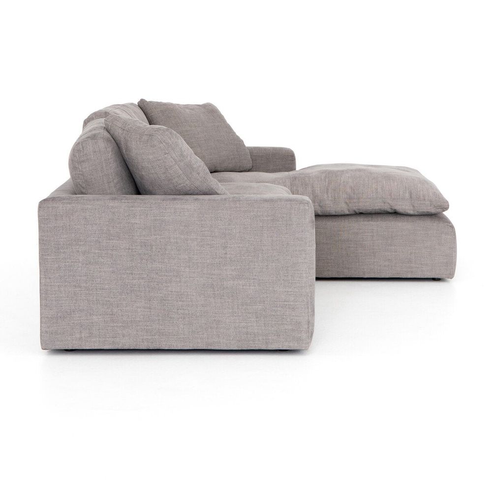 Plume 2 Pc RAF 106" Sectional Sofa - Harbor Grey