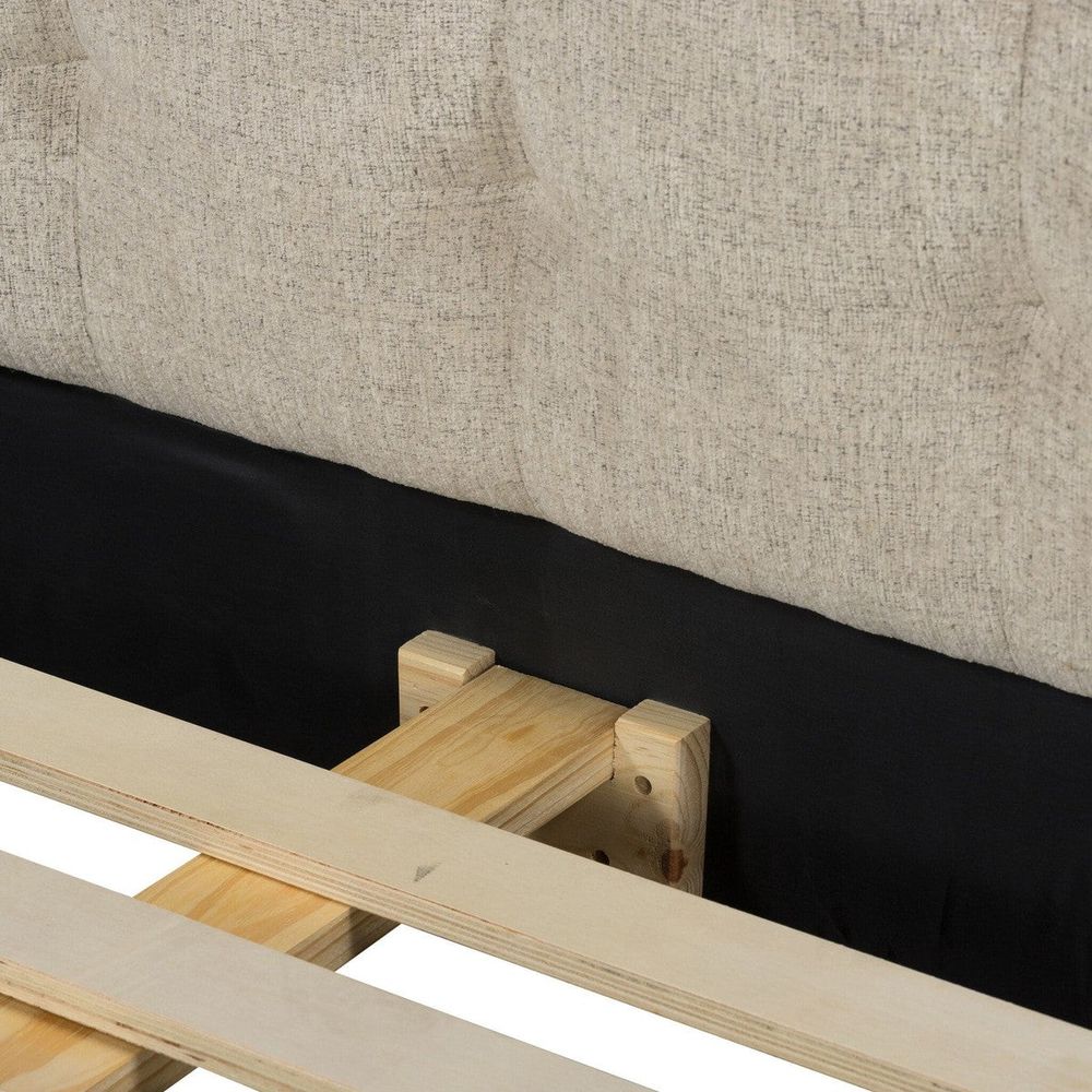 Newton Bed - Plushtone Linen - King CKEN-114A8K-068