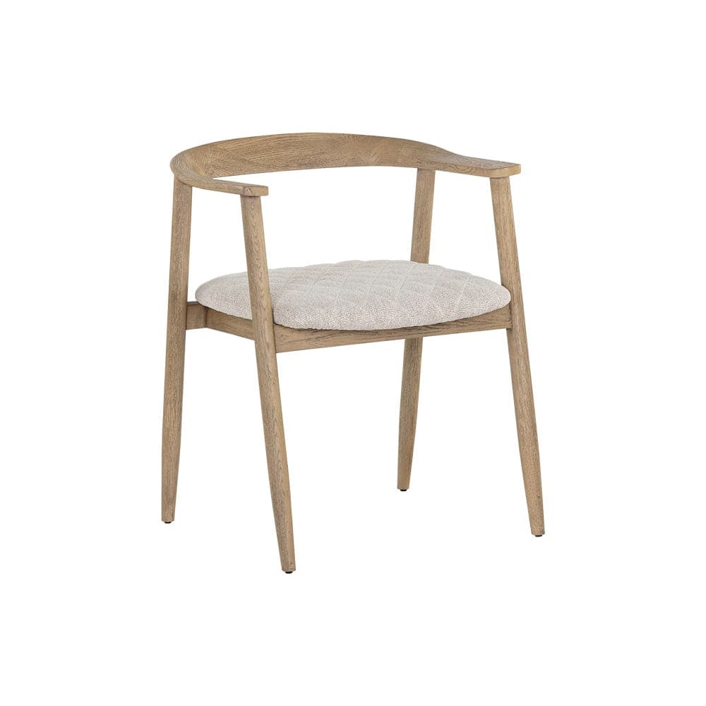 Jeremy Dining Armchair-Sunpan-SUNPAN-107577-Dining ChairsDark brown-9-France and Son