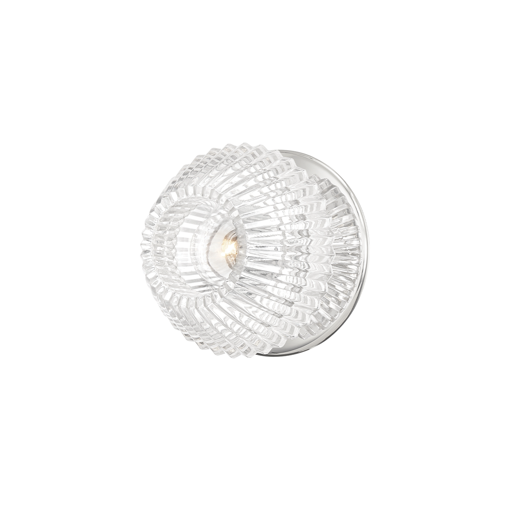 Barclay 1 Light Wall Sconce-Hudson Valley-HVL-6141-PN-Outdoor Wall SconcesPolished Nickel-2-France and Son