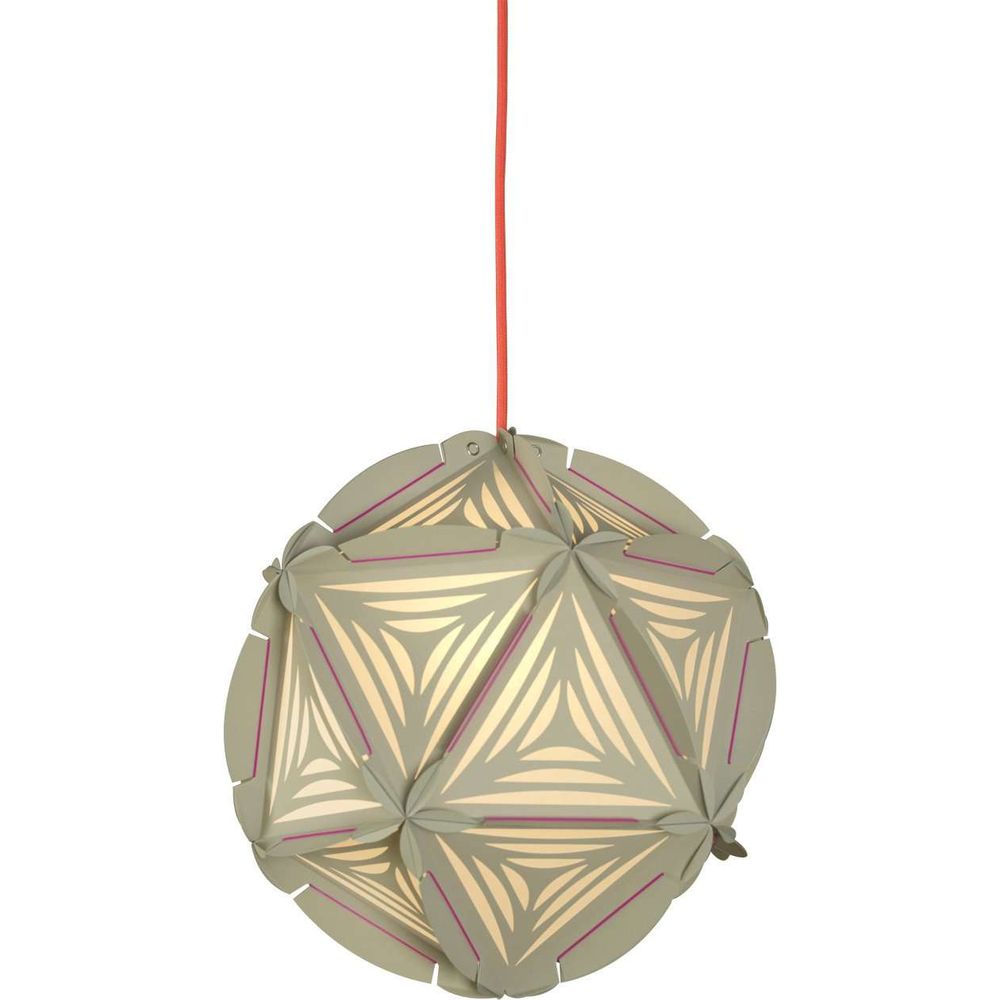 Modern Zahra Greige Pendant Lamp