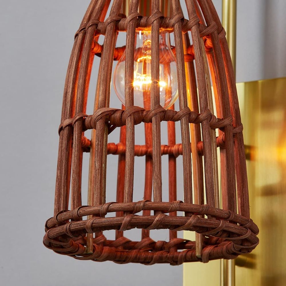 Jordan 1 Light Wall Sconce-Hudson Valley-HVL-BKO700-AGB-Wall Sconces-3-France and Son